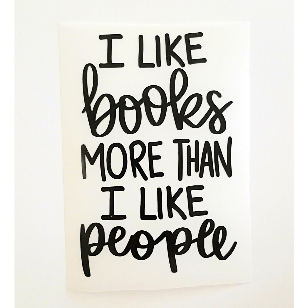 Reading Vinyl Decal Funny reader Quote Sticker Car Window Laptop Decal